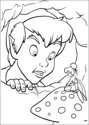 plansa de colorat peter pan 2 #4