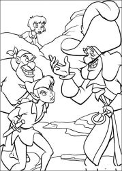 plansa de colorat peter pan 2 #6