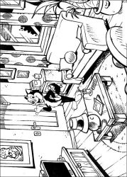 plansa de colorat piff si hercule #2