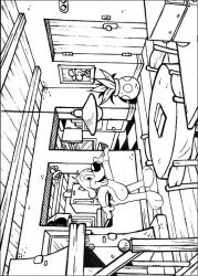 plansa de colorat piff si hercule #3