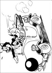 plansa de colorat piff si hercule #5