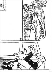 plansa de colorat piff si hercule #13