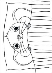 plansa de colorat Povestea lui Despereaux