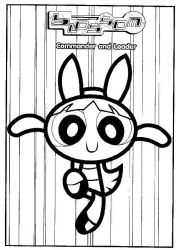 plansa de colorat powerpuff girls #3