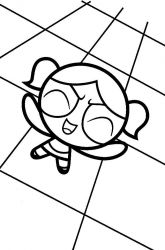 plansa de colorat powerpuff girls #12