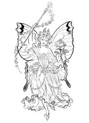 plansa de colorat printesele disney #15