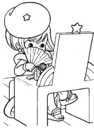 plansa de colorat rainbow brite #3