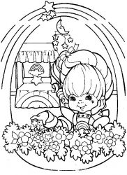plansa de colorat rainbow brite #7