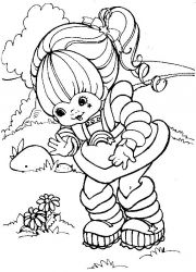 plansa de colorat rainbow brite #9