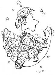 plansa de colorat rainbow brite #11
