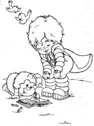plansa de colorat rainbow brite #13