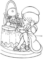 plansa de colorat rainbow brite #15