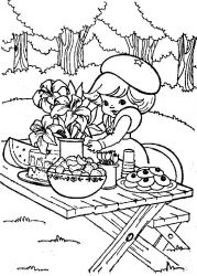 plansa de colorat rainbow brite #16