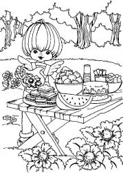 plansa de colorat rainbow brite #18