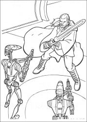 plansa de colorat Razboiul Stelelor