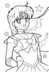 plansa de colorat sailor moon #16