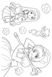 plansa de colorat sakura  #21