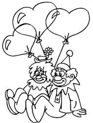 plansa de colorat sfantul valentin #8