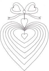 plansa de colorat sfantul valentin #12