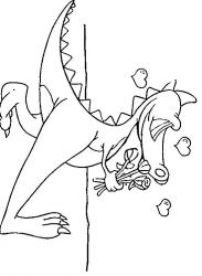 plansa de colorat sfantul valentin #16