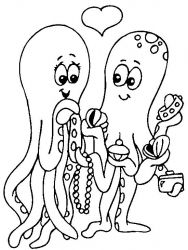 plansa de colorat sfantul valentin #7