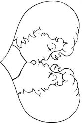 plansa de colorat sfantul valentin #7