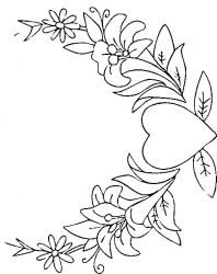 plansa de colorat sfantul valentin #10