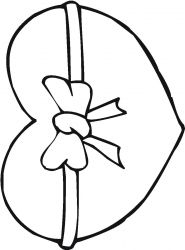 plansa de colorat sfantul valentin #19