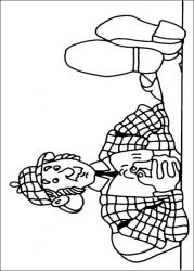 plansa de colorat sherlock holmes #8