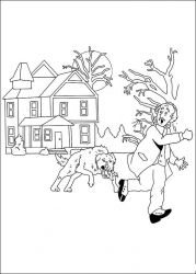 plansa de colorat sherlock holmes #11