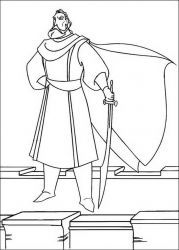 plansa de colorat Sindbad