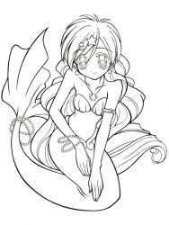 plansa de colorat sirene #8