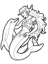 plansa de colorat sirene #12