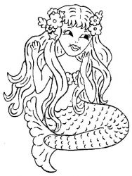 plansa de colorat sirene #18