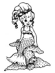 plansa de colorat sirene #19