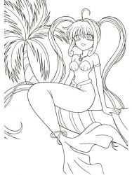 plansa de colorat sirene #3