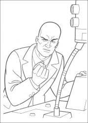 plansa de colorat superman #16