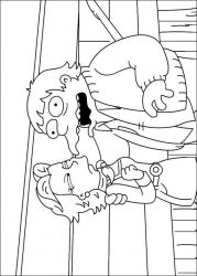 plansa de colorat the simpsons #3