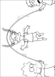 plansa de colorat the simpsons #12