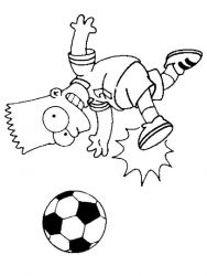 plansa de colorat the simpsons #17