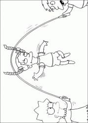 plansa de colorat the simpsons #8
