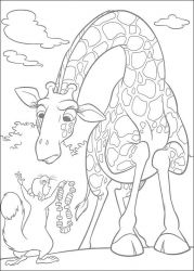plansa de colorat the wild #6