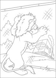 plansa de colorat the wild #9