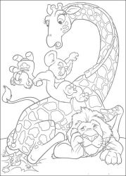 plansa de colorat the wild #10