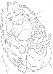 plansa de colorat the wild #11