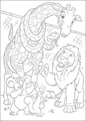 plansa de colorat the wild #13