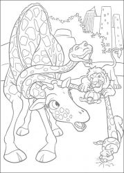 plansa de colorat the wild #16