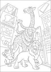 plansa de colorat the wild #17