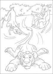 plansa de colorat the wild #18