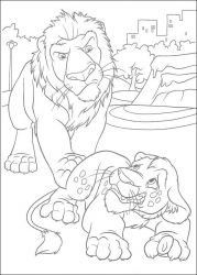 plansa de colorat the wild #20